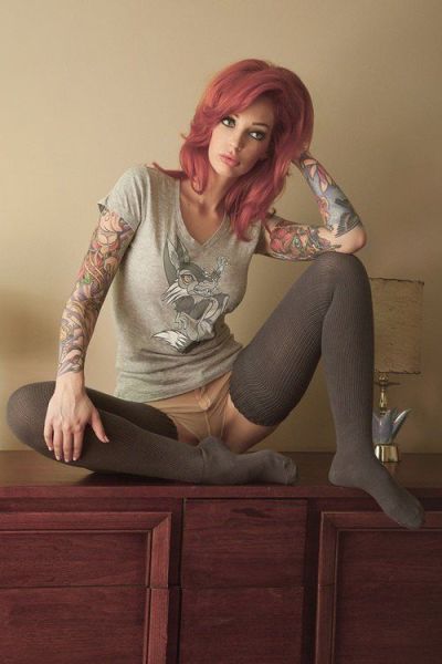 Sexy Girls Who Like Ink