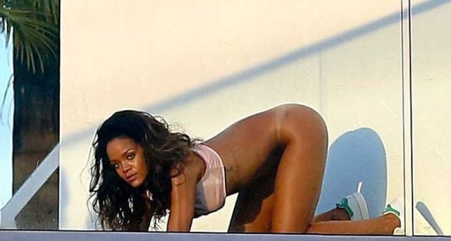 Rihanna’s Raunchy Ass-Bearing Photoshoot