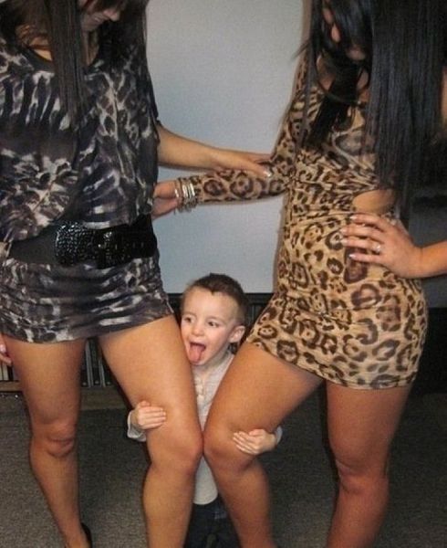 Cute Kids Being a Little Naughty