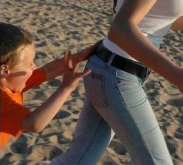 Cute Kids Being a Little Naughty