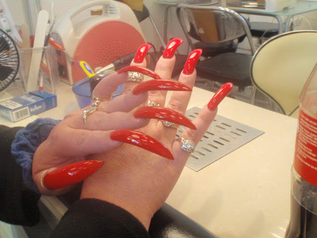 These Extra-Long Nails Are Almost Too Much to Handle