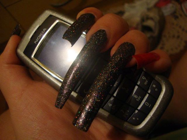 These Extra-Long Nails Are Almost Too Much to Handle