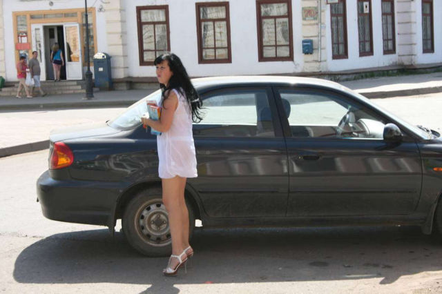 Ladies in See-Through Dresses