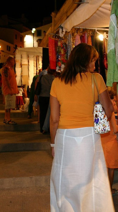 Ladies in See-Through Dresses