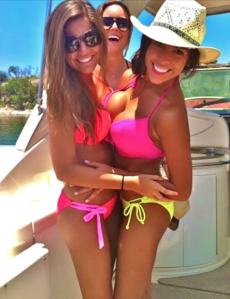 Girls in Bikinis are a Hot Combination