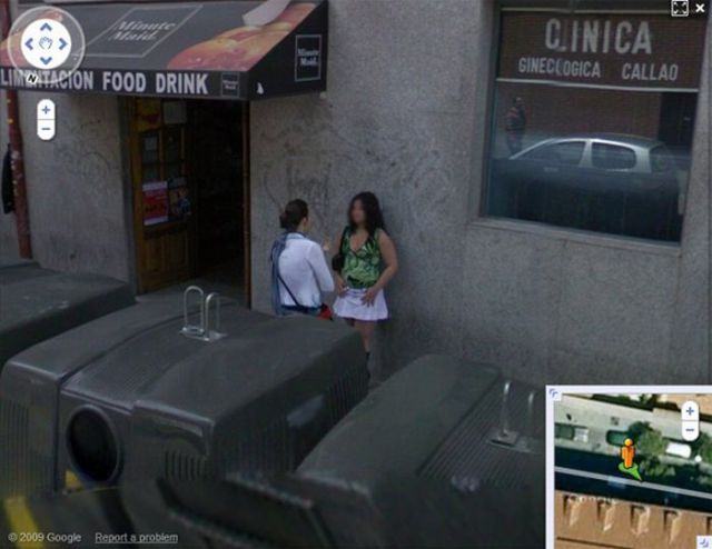 Google Maps Captures Prostitutes on the Streets