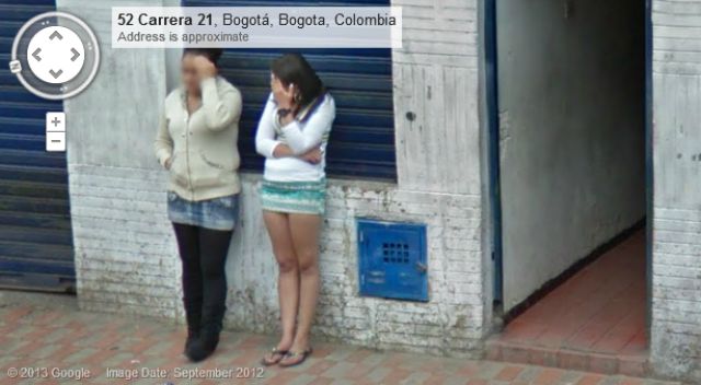 Google Maps Captures Prostitutes on the Streets