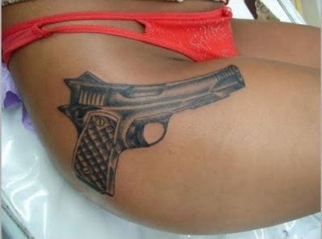 Girls with Gun Tats Are Crazy Hot