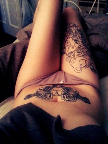 Girls with Gun Tats Are Crazy Hot
