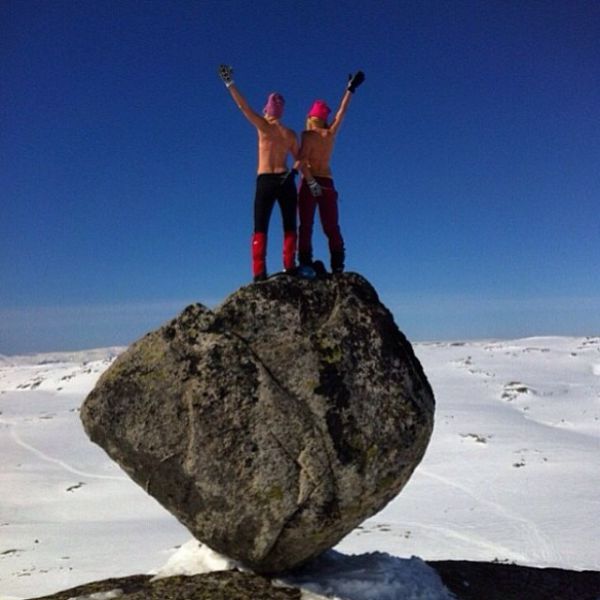 Topless Holiday Snaps Are the Newest Internet Trend