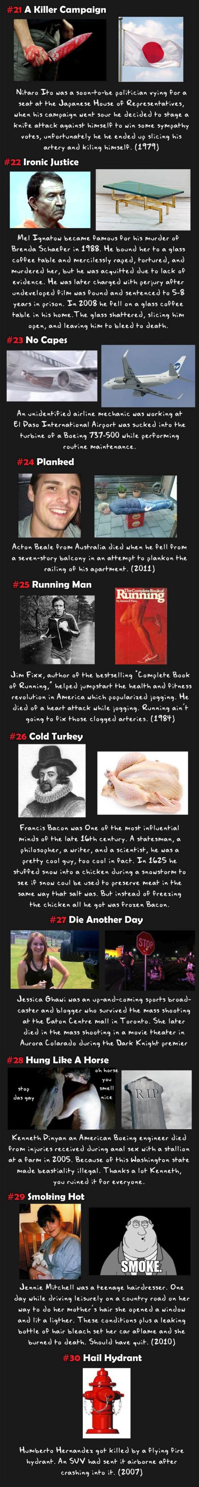 Strange Deaths That Are Pretty Out of the Ordinary