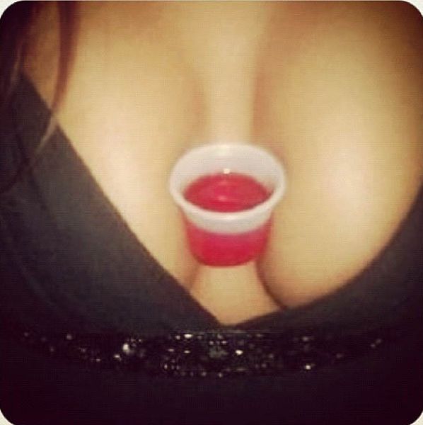 Take Your Body Shots off my Boobs Please