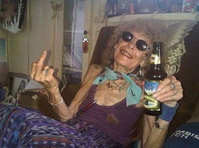 Elderly People Who Have Never Stopped Partying