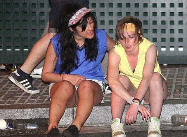 Englishmen Get Drunk and Crazy in Spain