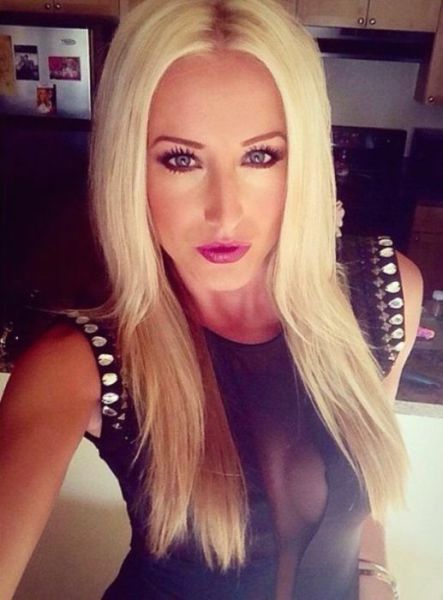 Woman Look Hot Wearing Mesh Clothing