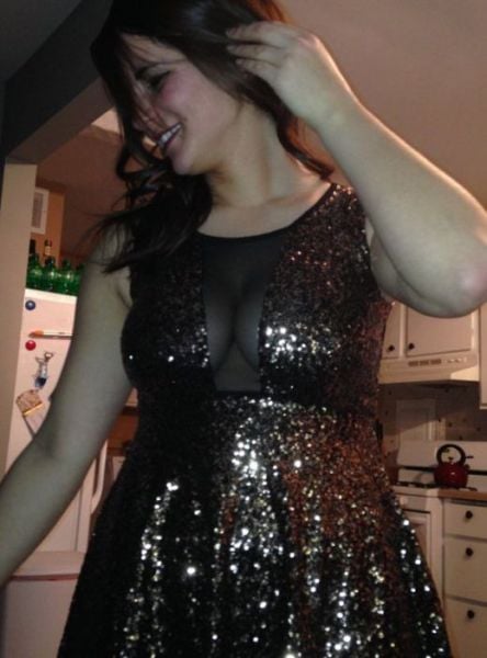 Woman Look Hot Wearing Mesh Clothing