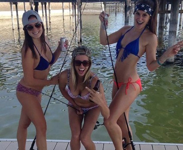 Girls in Bikinis are a Hot Combination