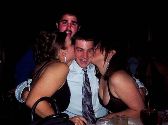 Dudes Watching Drunk Girls Kissing Each Other