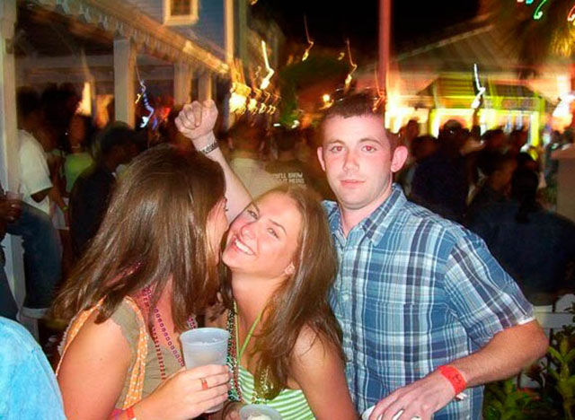 Dudes Watching Drunk Girls Kissing Each Other