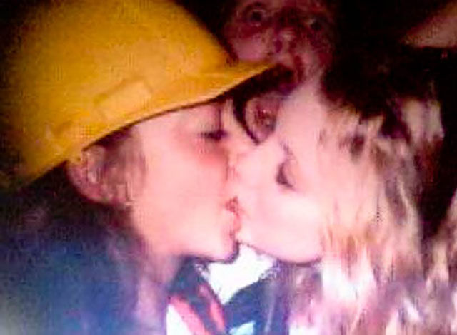 Dudes Watching Drunk Girls Kissing Each Other