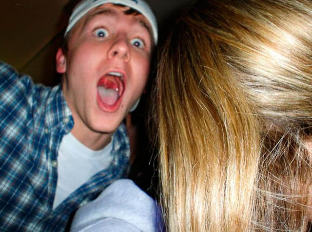 Dudes Watching Drunk Girls Kissing Each Other