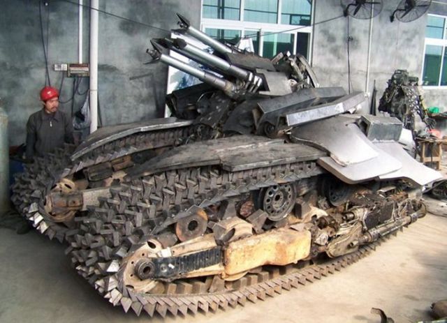 An Incredible Homebuilt Transformers Megatron Tank