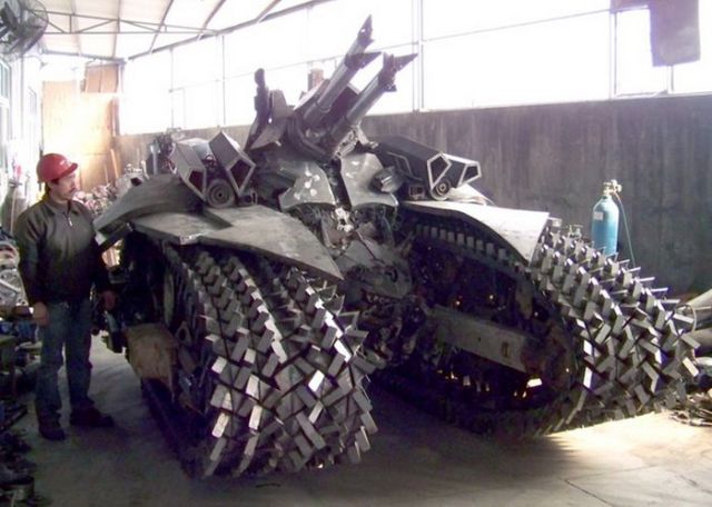 An Incredible Homebuilt Transformers Megatron Tank