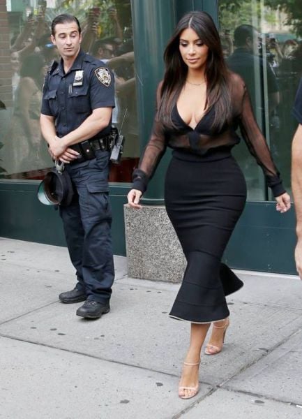 Kim Kardashian Has Some Eye-popping Cleavage Action