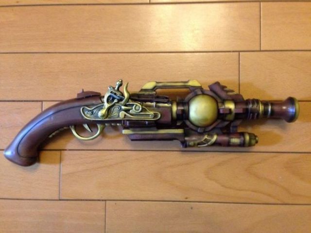 A Simple Way to Make a Steampunk Gun