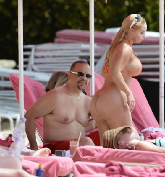 Ice T and Coco Austin on a Relaxed Beach Holiday