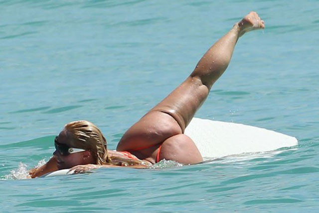 Ice T and Coco Austin on a Relaxed Beach Holiday