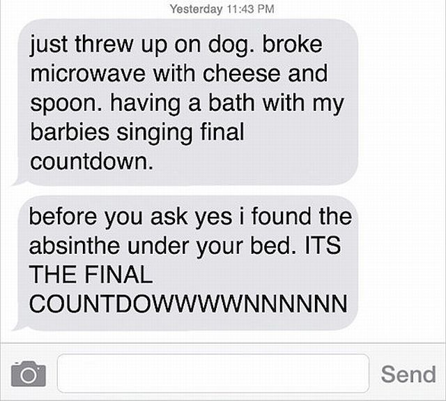 There Is Nothing Worse Than Drunk Texting