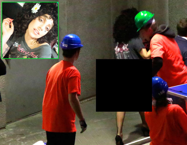 Lady Gaga Gets Gawked At Backstage in Hamburg