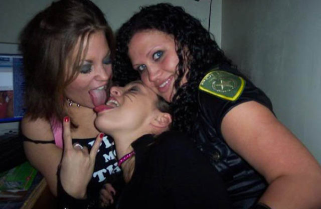 Party Girls Getting a Little Out of Hand