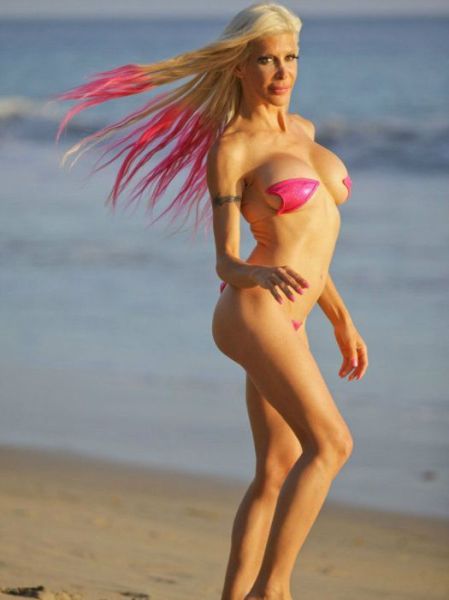Angelique Morgan Leaves Nothing to the Imagination on the Beach