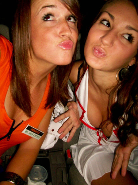 Some Beautiful Busty Halloween Costume Cleavage