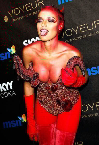 Some Beautiful Busty Halloween Costume Cleavage