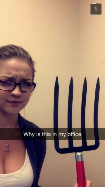 Girls Who Are Obviously Bored at Work