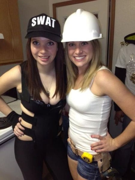 Cute Girls Look Smoking Hot in Halloween Costumes
