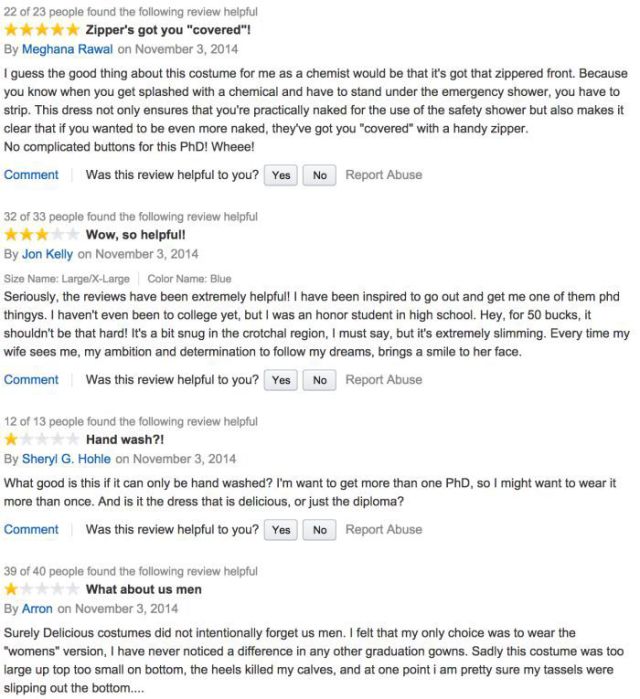 Sexy Women’s Costume Sets the Amazon Reviews Section on Fire