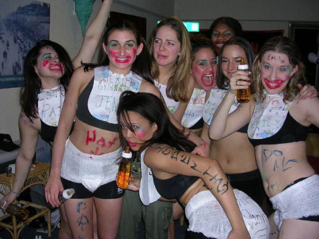 Party Girls Getting a Little Out of Hand