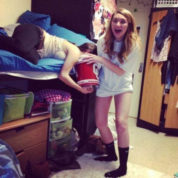 Party Girls Getting a Little Out of Hand