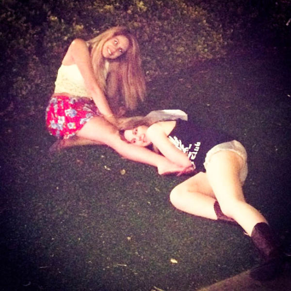 Party Girls Getting a Little Out of Hand