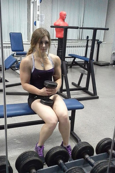 This Girl Has Sweet Barbie Doll Looks but Packs a Lot of Muscle
