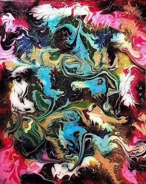 Making Art With Her Double D’s