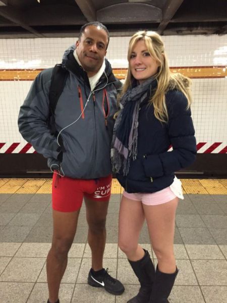 Pics from the 2015 “No Pants” Subway Ride