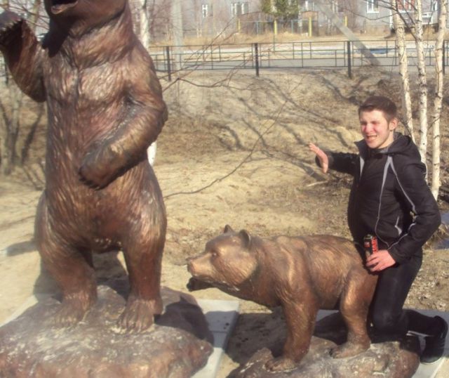 Some People Can Turn Statues and Sculptures into Something Vulgar