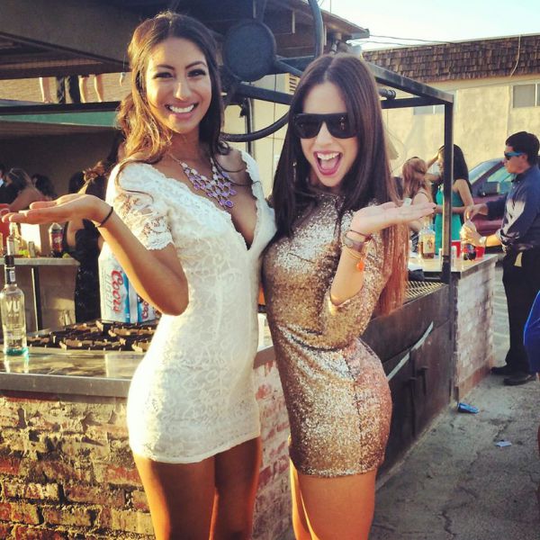 Lookout Boys…Here Come the Babes in Tight Dresses