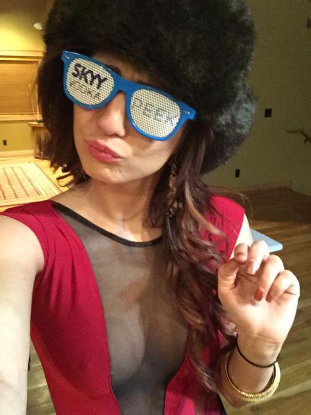 Woman Look Hot Wearing Mesh Clothing