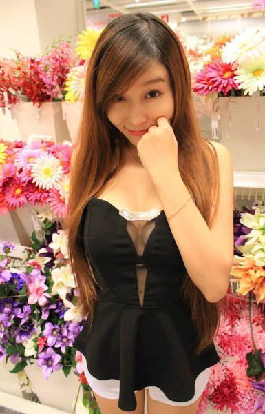 Woman Look Hot Wearing Mesh Clothing